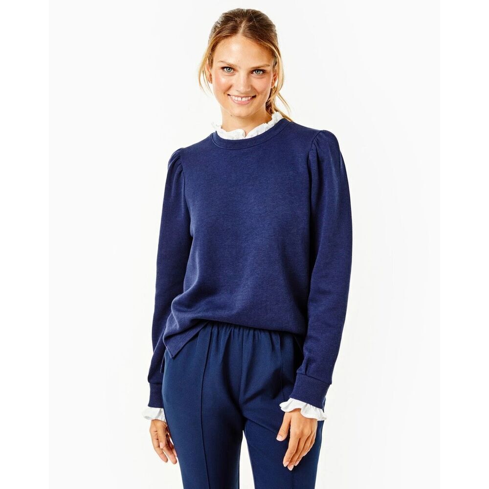 NWT Addison Bay Ziggy Pullover In Navy Blue & White Size XXS $168 MSRP